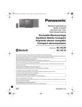 Panasonic SCHC29EG Manuale del proprietario