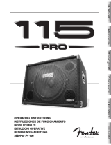 Fender 115 Pro Manuale del proprietario