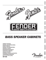 Fender Speaker Rumble 210 Manuale utente