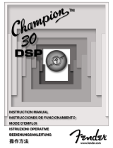 Fender Champion 30 DSP Manuale del proprietario