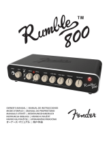 Fender Rumble 800 HD Manuale del proprietario