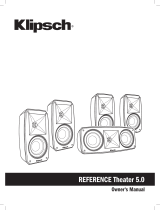 Klipsch Reference Theater Pack 5.0 Manuale utente