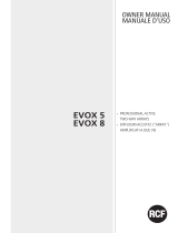 RCF EVOX 8 V2 Manuale del proprietario
