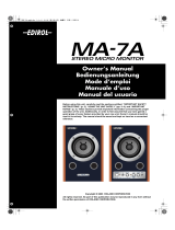 Roland MA-7ACW Manuale del proprietario