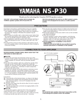 Yamaha NS-P30 Manuale utente