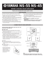 Yamaha NS-C55 Manuale utente