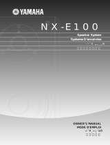 Yamaha NX-E100 Manuale del proprietario