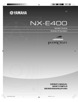 Yamaha NX-E400 Manuale utente