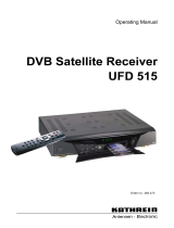 Kathrein Satellite TV System UFD 515 Manuale utente