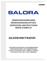 Salora 22LED9109CTS2DVD Operating Instructions Manual