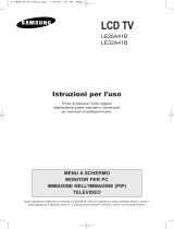 Samsung LE26A41B Manuale utente