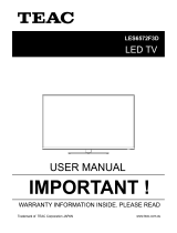 TEAC LES6572F3D Manuale utente