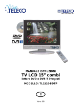 Teleco Monitor LCD 15p combi TL1510 BDTP Manuale utente
