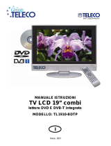 Teleco Monitor LCD 19p combi TL1910 BDTP Manuale utente