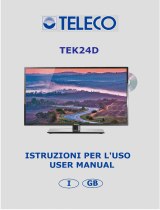 Teleco TEK24D Televisore Manuale utente