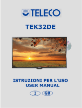 Teleco TEK32DE Televisore Manuale utente