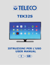 Teleco TEK32S Televisore Manuale utente