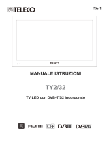 Teleco Televisore Led TY2/32 Manuale utente