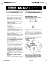 Yamaha NS-M515 Manuale utente