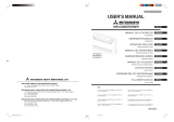 Mitsubishi SRF35ZMX-S Manuale del proprietario