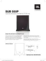 JBL SUB 550P Manuale del proprietario