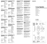 Sony XS-V1620 Manuale utente