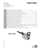 Festool BMS 180 E Manuale utente