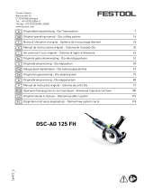 Festool DSC-AG 125 FH-Plus Manuale utente