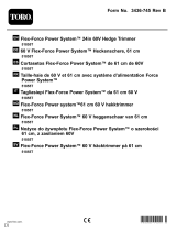 Toro Flex-Force Power System 24in 60V Hedge Trimmer Manuale utente