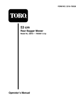 Toro Lawnmower Manuale utente