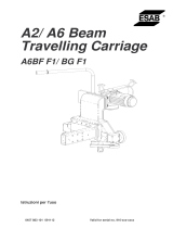 ESAB A2/A6 Beam Travelling Carriage Manuale utente
