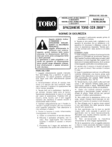 Toro CCR 2000 Snowthrower Manuale utente