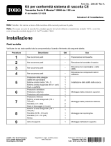 Toro CE Bagger Compliance Kit, 48in Z Master 2000 Series Mower Guida d'installazione