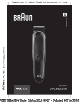 Braun MGK3980 trousse de toilette et étui Manuale utente