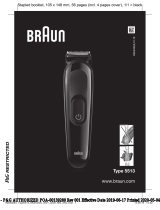 Braun Tondeuse À Cheveux 81705177 Noir Manuale utente