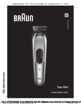 Braun 5 Tout-En-Un Tondeuse Électrique Homme Cheveux Et Corps Manuale utente