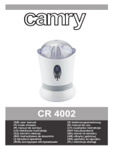 Camry CR 4002 Manuale del proprietario