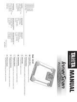 Tanita Scale BC-557 Manuale utente