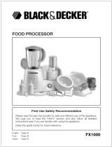 Black & Decker FX1000 Manuale utente