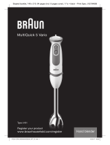 Braun MQ 5000 WH Soup Manuale del proprietario