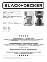 Black & Decker 12-cup* Programmable Coffeemaker Manuale utente
