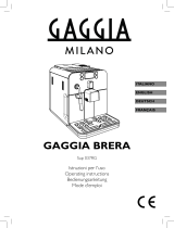 Gaggia Milano BRERA Sup 037RG Manuale del proprietario