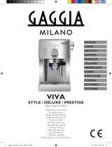 Gaggia Viva Deluxe Manuale del proprietario