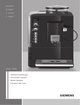 Siemens Fully Automatic Espresso Maker (FAE) Manuale utente
