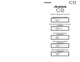 Alesis CD Player CD Twin Portable CD Backup and Copy System Manuale utente