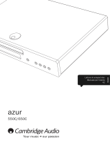 Cambridge Audio AZUR 550C Manuale utente