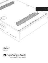Cambridge Audio AZUR 851C Manuale utente