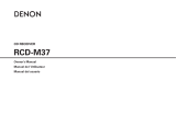 Denon D-M37 Manuale del proprietario