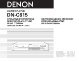 Denon MP3 Player DN-C615 Manuale utente
