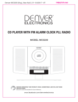 Denver MC-5220BLACK Manuale utente